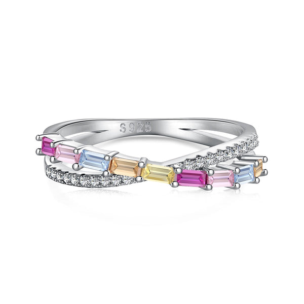 ˇFashion StreetˇEnergetic Elegant Radiant Cut Party Ring