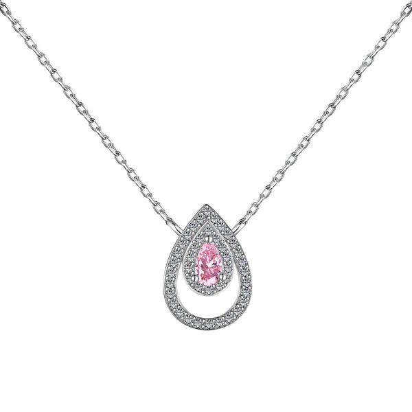 ˇFashion StreetˇSparkling Pear Cut Necklace