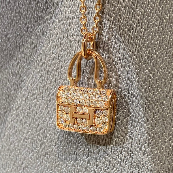 ˇFashion StreetˇCONSTANCE PEDANT DIAMOND NECKLACE